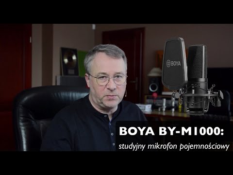 „Boya“ didelės diafragmos kondensatorinis mikrofonas BY-M1000