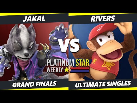 PSW S15:W7 GRAND FINALS - Rivers (Diddy Kong) Vs. Jakal (Wolf) SSBU Ultimate Tournament
