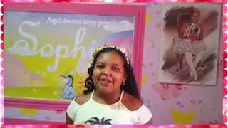 Aluna Sophia do 4° ano, declarando o seu amor ao papai