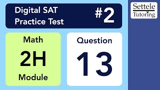 Download Lagu Digital SAT 2, Math Module 2H, Question 13 (xy-plane) Thumbnail