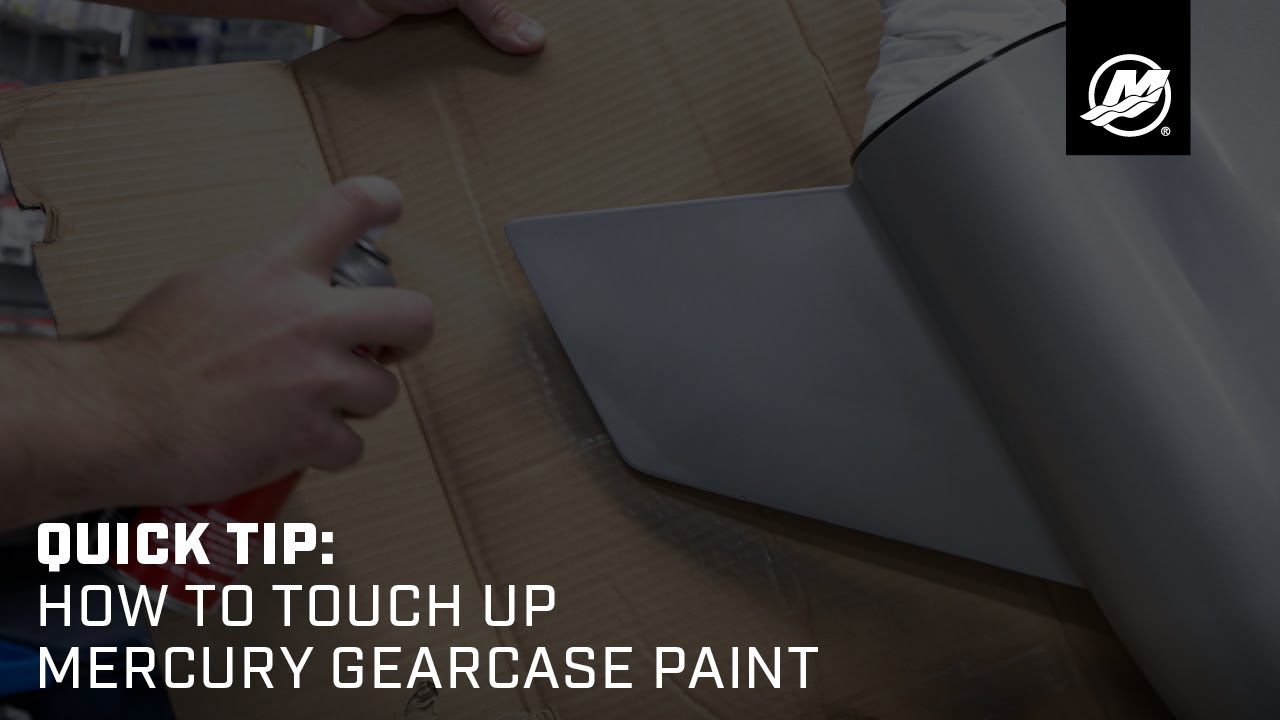 Quick Tip: How to Touch Up Mercury Gearcase Paint