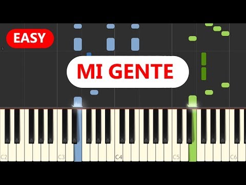 [EASY] Mi Gente - J. Balvin & Willy William [SYNTHESIA]