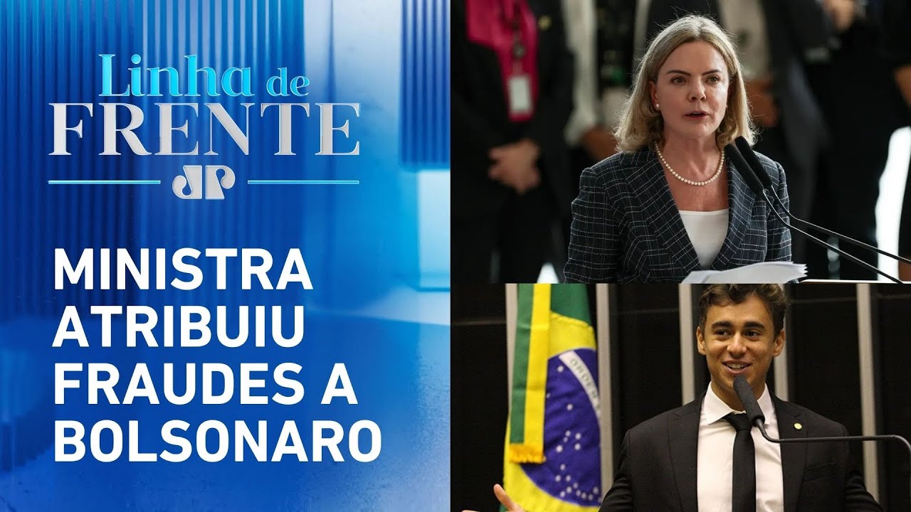 INSS: Gleisi Hoffmann e Nikolas Ferreira trocam farpas sobre CPMI | LINHA DE FRENTE