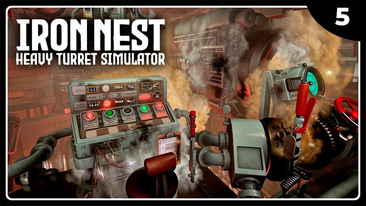 IN #5 | HEMOS SIDO ALCANZADOS | IRON NEST: HEAVY TURRET SIMULATOR Gameplay Español