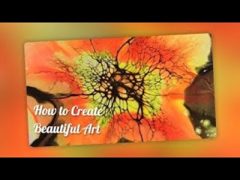 (276) Bloom Pour - Shelee Inspired - Acrylic Fluid Painting Spin