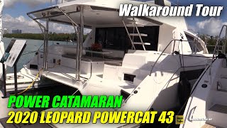 2020 Leopard Powercat 43 Power Catamaran - Walkaround Tour - 2020 Miami Boat Show