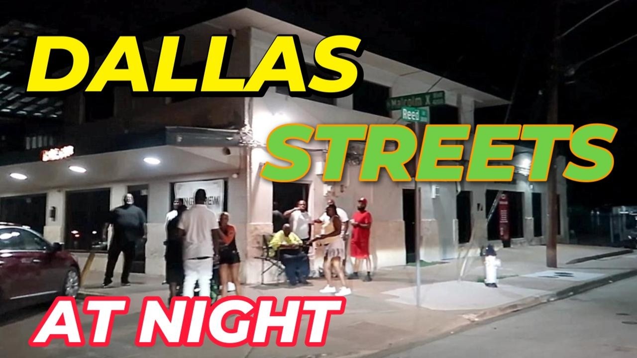 EXPLORING THE RAW STREETS OF DALLAS TEXAS AT NIGHT