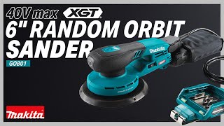 Makita 40V max XGT® 6" Random Orbit Sander (GOB01)