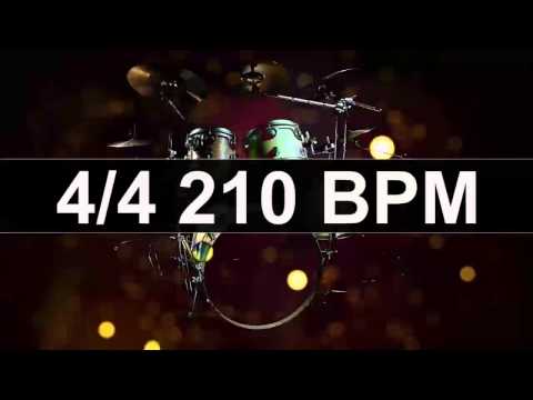 🔴 Drums Metronome 210 BPM