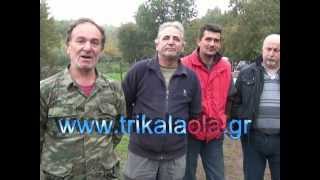preview picture of video 'Τρίκαλα αρκούδα έφαγε 2 γουρούνια Πρόδρομος 17-11-12'