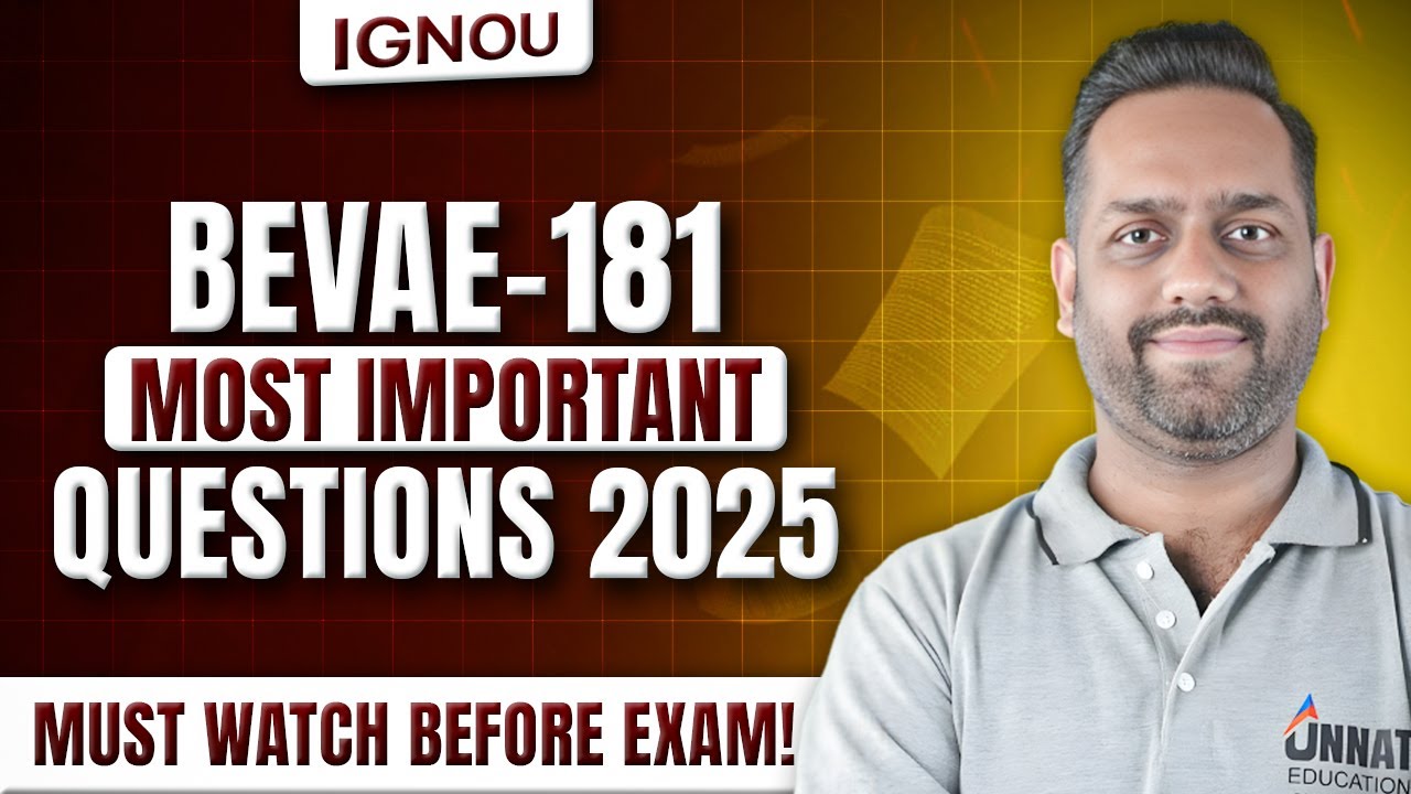 Environmental Studies BEVAE 181 Solved Question Paper | BEVAE 181 Important Questions and Answers