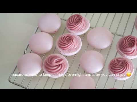 Raspberry  Macarons | Filling Recipe | im a choco