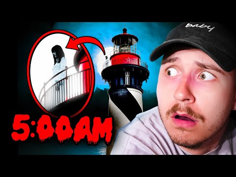 The Boys Go to a Haunted Lighthouse (ghost on camera)