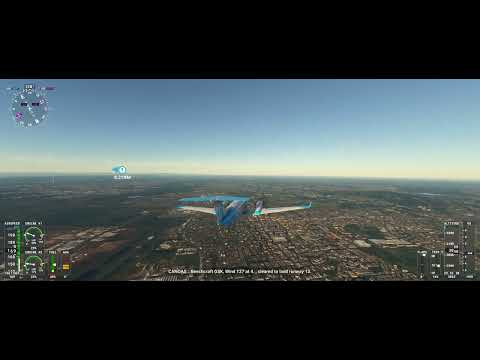 Crappy flight from/to Canoas (SBCO) with Beechraft King Air 350. Includes a badly directed landing replay