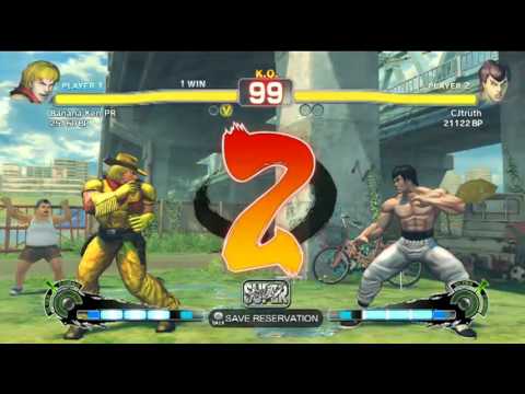 SSF4: Banana Ken PR (Ken) VS CJtruth (Fei Long) - Endless Battle