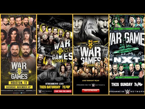 Every WWE NXT TakeOver WarGames Theme Songs 2017-2020