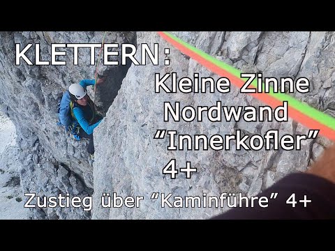 Climbing: Kleine Zinne North Face “Innerkofler” 4+ - Approach via “Chimney Route” 4+ “In difficul...