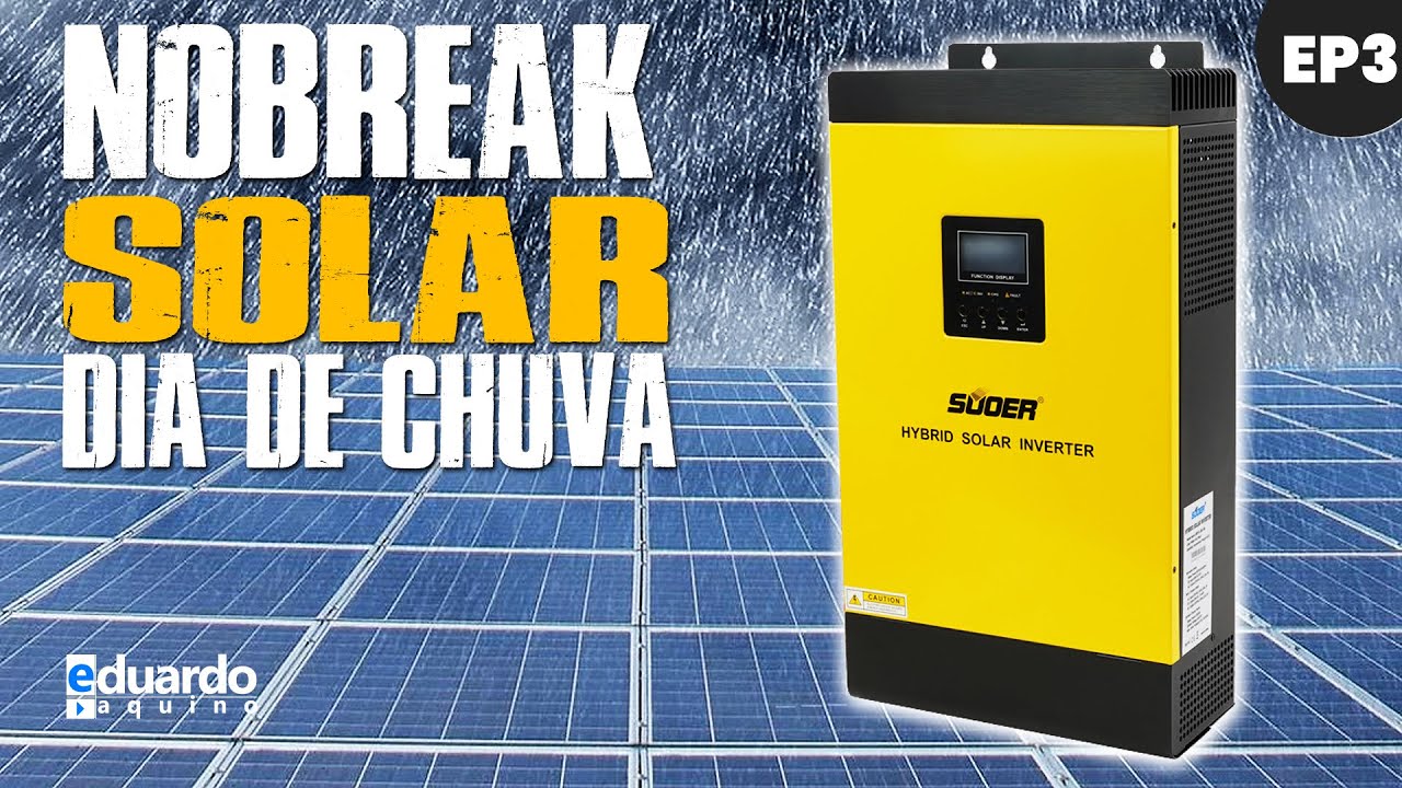 ENERGIA SOLAR: dia CHUVOSO não é PROBLEMA com essa configuração no Inversor Híbrido Off Grid #03