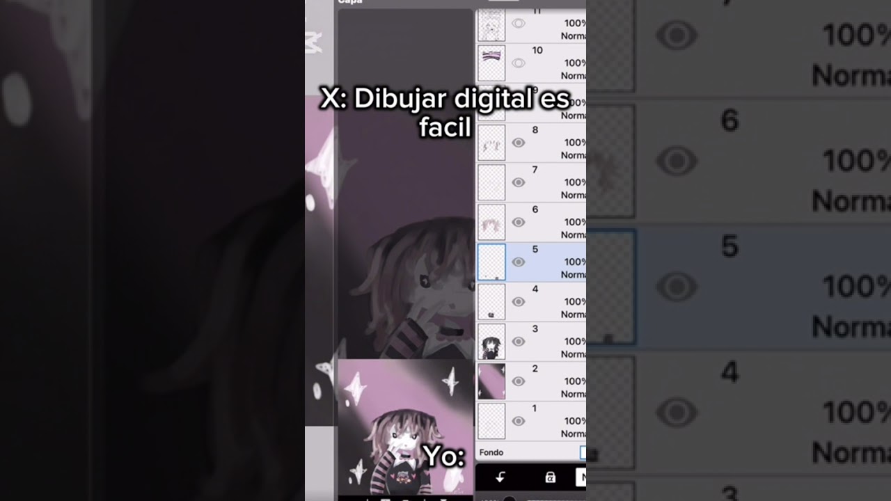 TENIA Q HACERLO XD ME INDENTIFIQUE🔥🔥A VECES ME DEMORO 1822829292 AÑOS EN DIBUJAR creditos a @Xiaro 