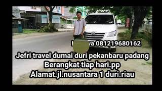 preview picture of video 'Jefri travel 081219680162 tujuan padang duri dumai.pp'