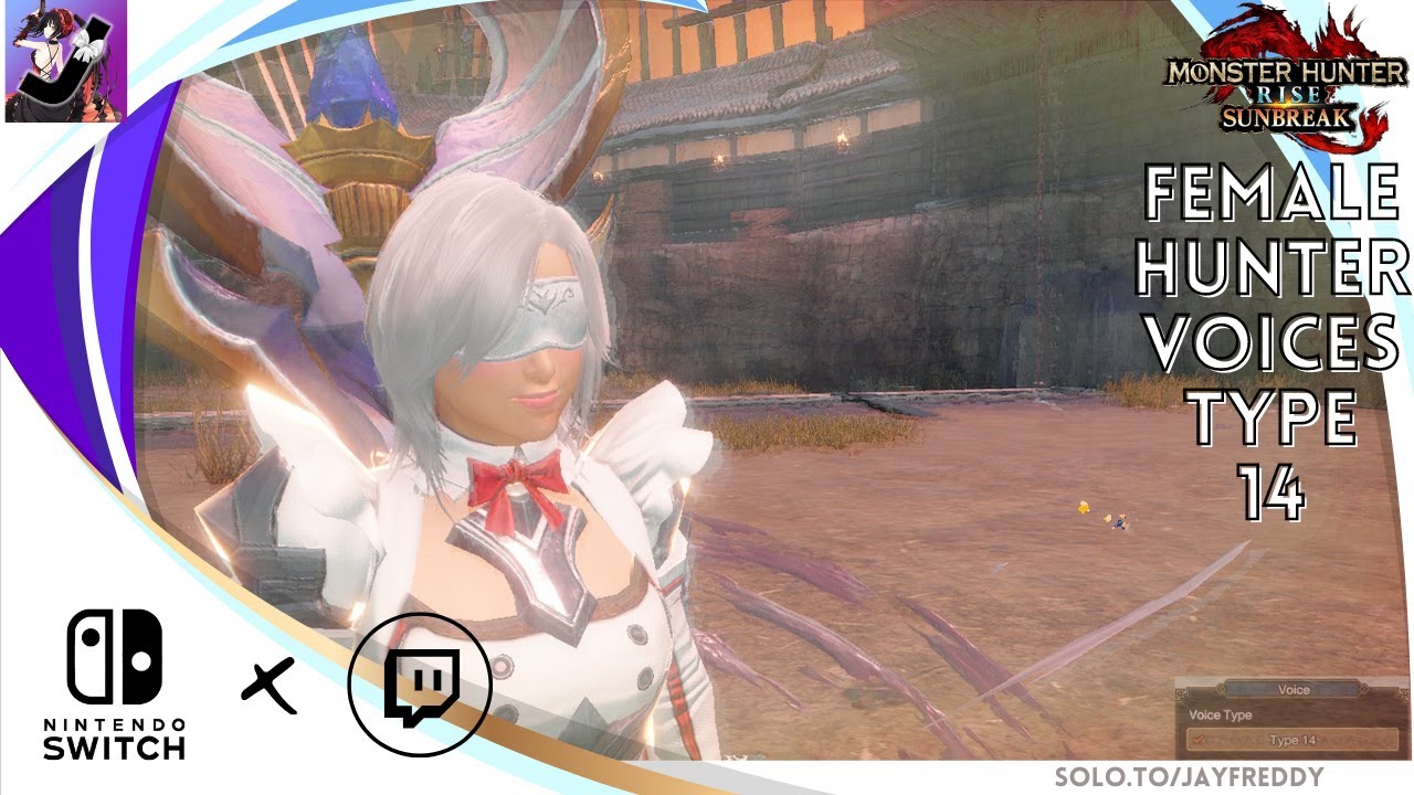 Monster Hunter Rise Sunbreak Voice 14 Female Hunter
