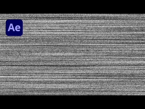 TV Noise Effect | Tutorial | After Effects