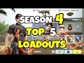 TOP 5 LOADOUTS in Season 4 of CODM | Gunsmiths Included