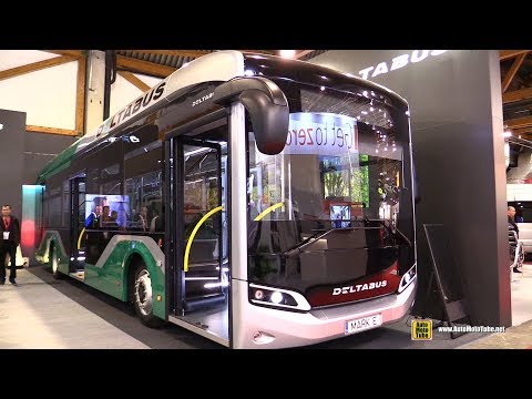 2020 Deltabus Mark-E Walkaround - Electiric City Bus Exterior Interior Tour