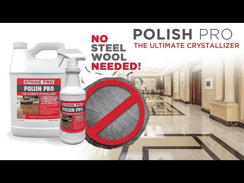 StonePro Polish Pro Crystallizer - Polishing Natural Marble Fast.