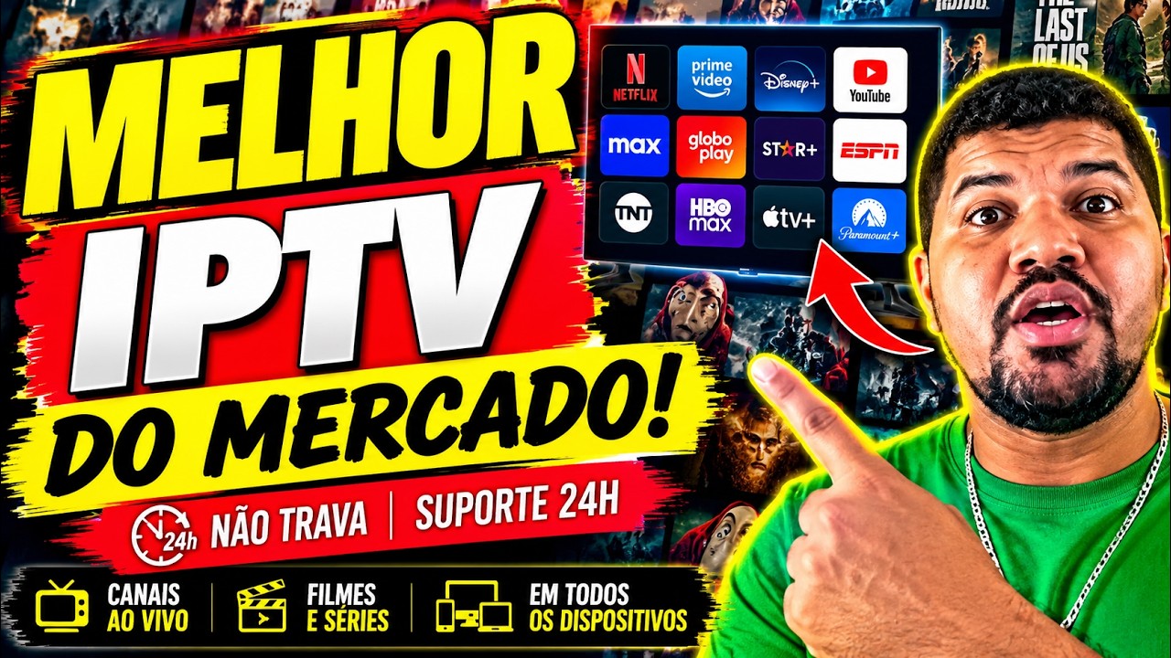 IPTV - MELHOR IPTV DO MERCADO! TESTEI- DESCOBRI O MELHOR APP DE IPTV DA ATUALIDADE! MELHOR IPTV 2026