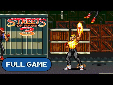 Streets of Rage 3 GENESIS MEGA DRIVE FULL GAME Longplay Gameplay Walkthrough Playthrough VGL