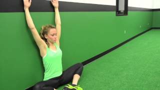 148. Seated Wall Slides