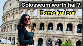 All about Colosseum, Trevi Fountain, Rome | Rome Travel vlog | Italy travel series Ep2