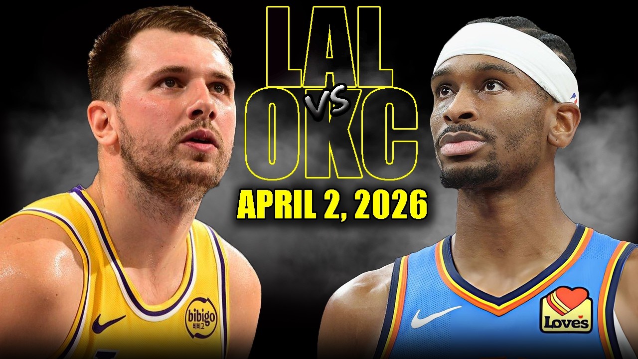 4월3일 LA레이커스 오클라호마 NBA 하이라이트