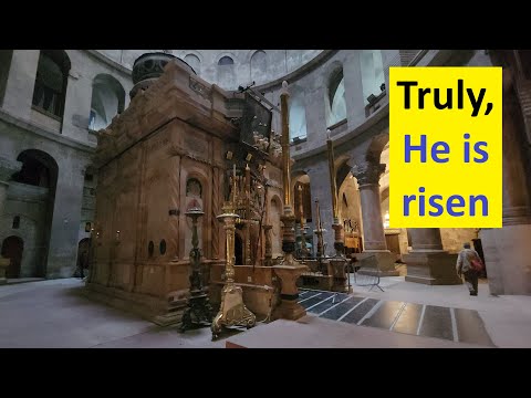 The Crucifixion, The Death of Jesus and HIS Resurrection - Church of the Sepulchre, Jerusalem