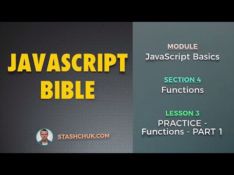 03 PRACTICE Functions PART 1 JAVASCRIPT BASICS Functions