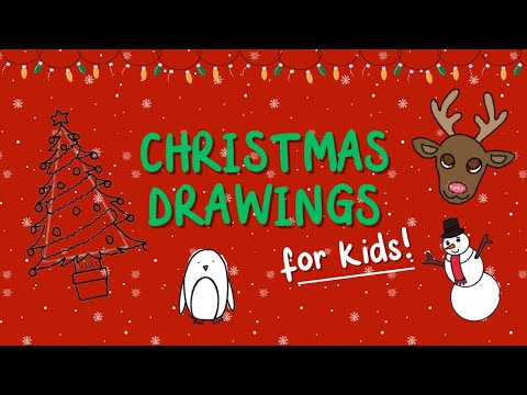 Christmas Drawings for Kids | Step-By-Step Directed Drawings | Twinkl USA