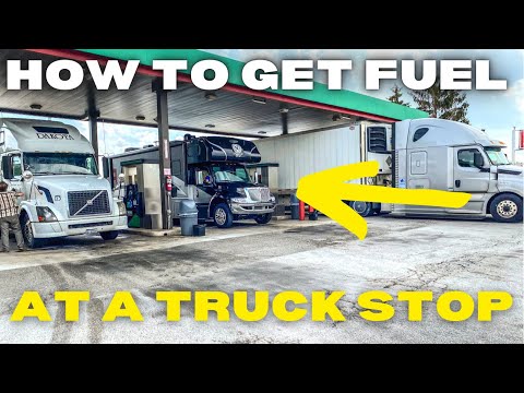 How To Get Fuel At A Truck Stop (TSD Logistics Fuel Card) #rvlife