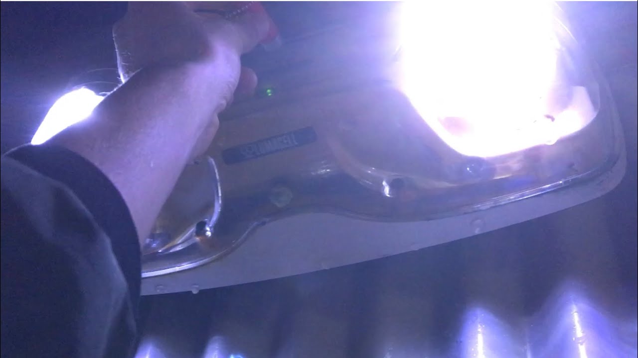 Testing emergency lights with magnet