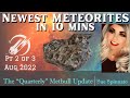 NEWEST METEORITES ☄️ (PT2 of 3) - AUG 2022 MetBull Update -Meteoritical Bulletin Real Meteorite News