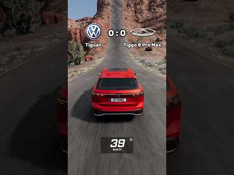Volkswagen Tiguan vs Chery Tiggo 8 Pro Max #automobile #cars #car #beamngdrive #beamng #vs #gaming