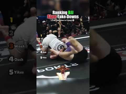 The craziest BJJ slam moments ranked! 💥🥋#bjj #martialarts #jiujitsu