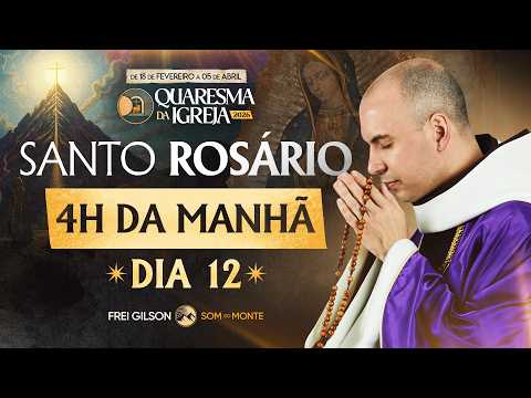 Santo Rosário | 12° Dia | Quaresma 2026 | 03/03 | 03:40 | Live Ao vivo