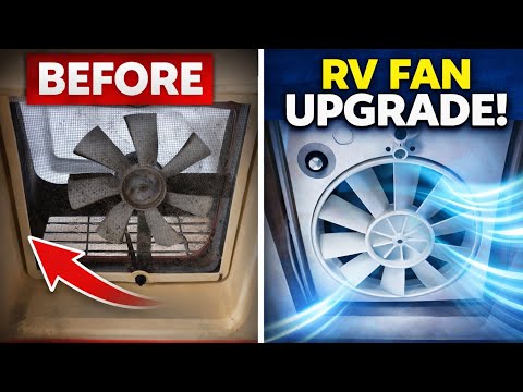 Heng's Vortex II RV Vent Fan Bathroom Upgrade How To Install and review