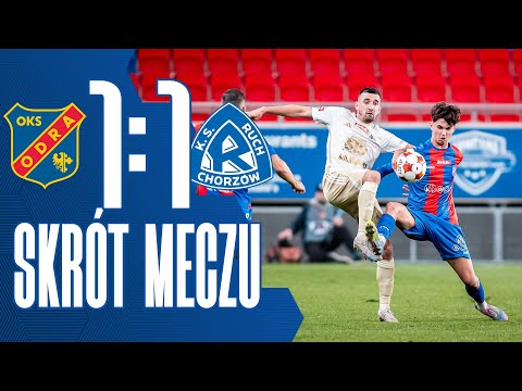 SKRÓT: Odra Opole 1-1 Ruch Chorzów (24.10.2025)