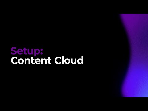 Content Cloud Setup Brightsign