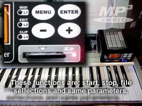 Mp3 player in Juzisound Total SOLO Sampler - Part 07 - Player control from sampler buttons