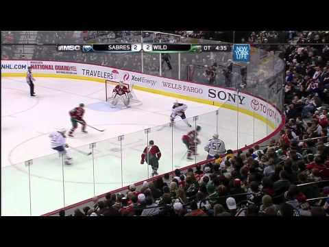 Sabres vs. Wild (3-6-2011) Overtime with Drew Stafford's Goa