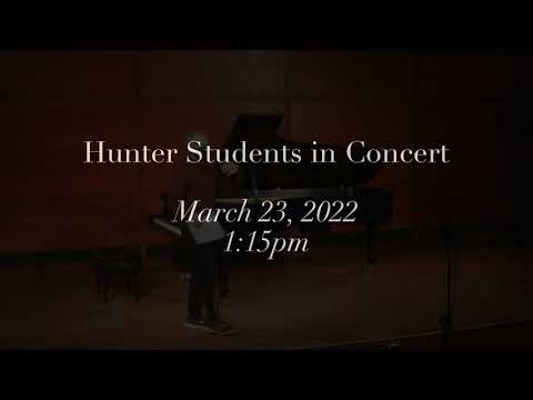 Hunter Students in Concert 1, Spring 2022