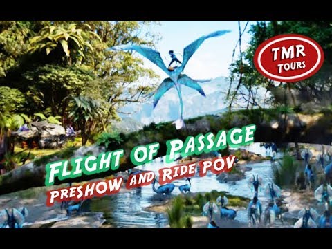 Flight of Passage POV and Pre Show - Pandora - Walt Disney World